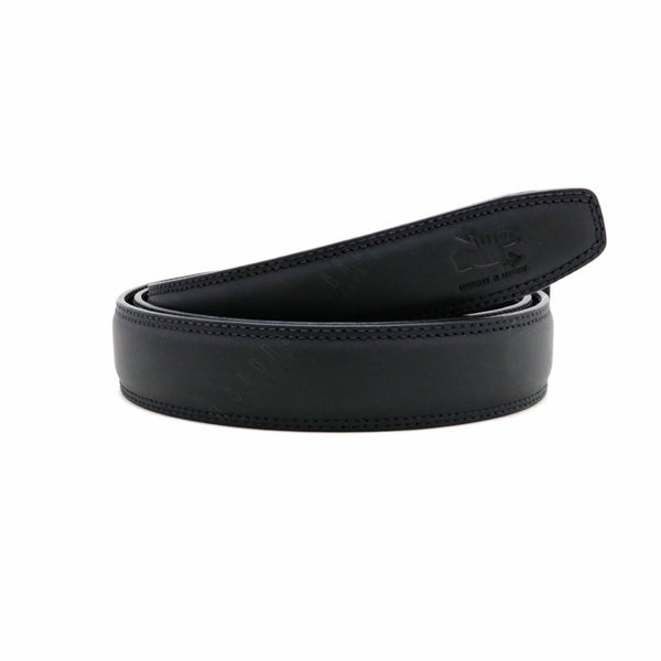 Nubuck Narrow Belt – Black - Assembly Artisans Co.,Ltd.