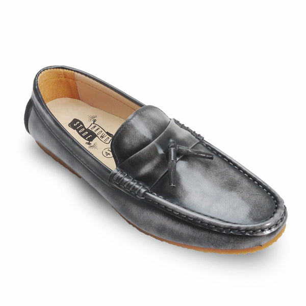 Comfy Tassel Loafer European Brush Off Ash Grey - Assembly Artisans Co.,Ltd.