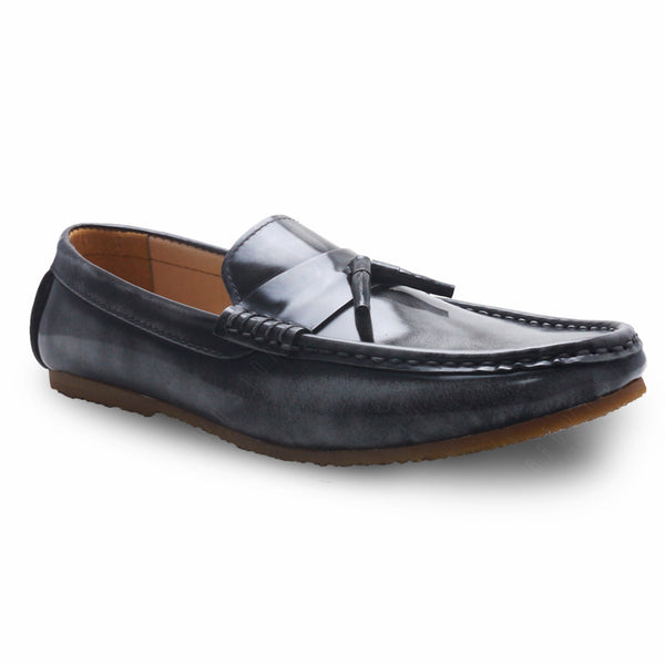 Comfy Tassel Loafer European Brush Off Ash Grey - Assembly Artisans Co.,Ltd.