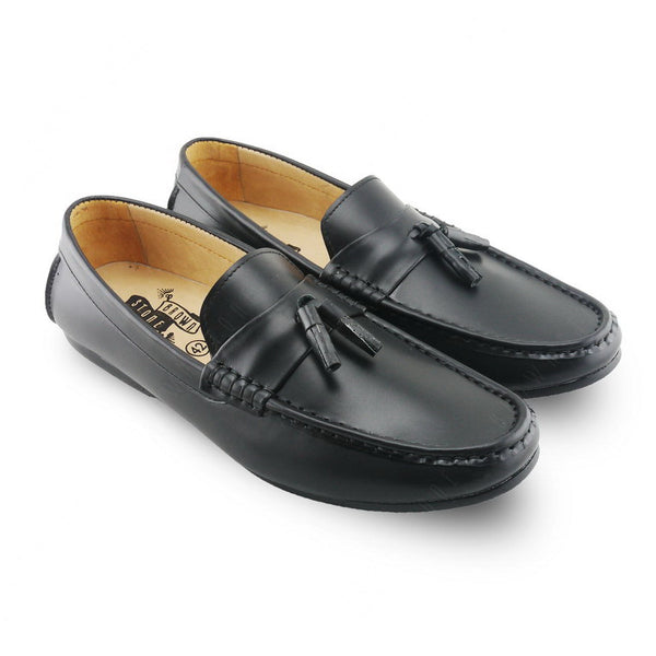 Comfy Tassel Loafer Soft Matte Black - Assembly Artisans Co.,Ltd.