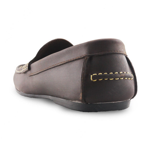 Comfy Tassel Loafer Dark Natural Nubuck - Assembly Artisans Co.,Ltd.