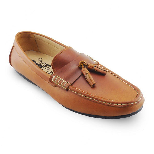 Comfy Tassel Loafer Classy Oil Tanned Toffee Tan - Assembly Artisans Co.,Ltd.