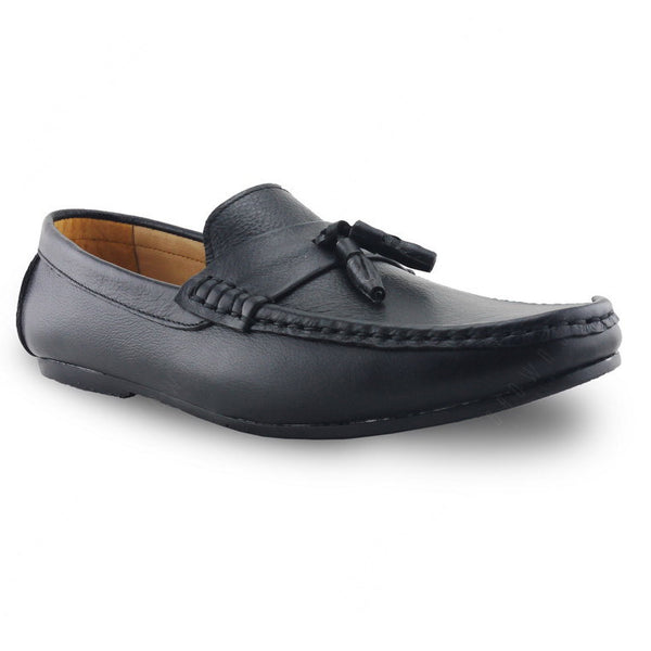 Comfy Tassel Loafer Wrinkle Soft Black - Assembly Artisans Co.,Ltd.
