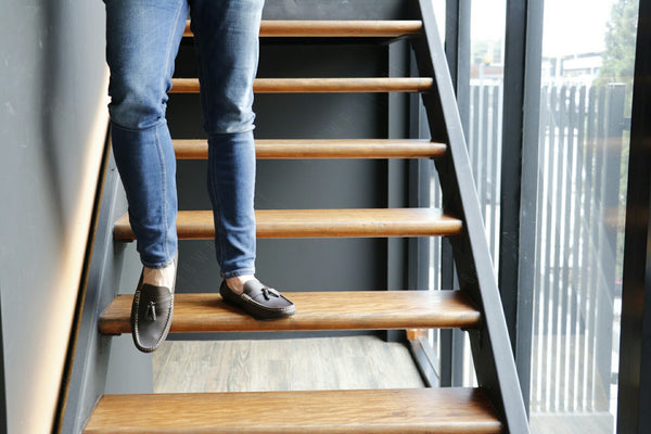 Comfy Tassel Loafer Dark Natural Nubuck - Assembly Artisans Co.,Ltd.
