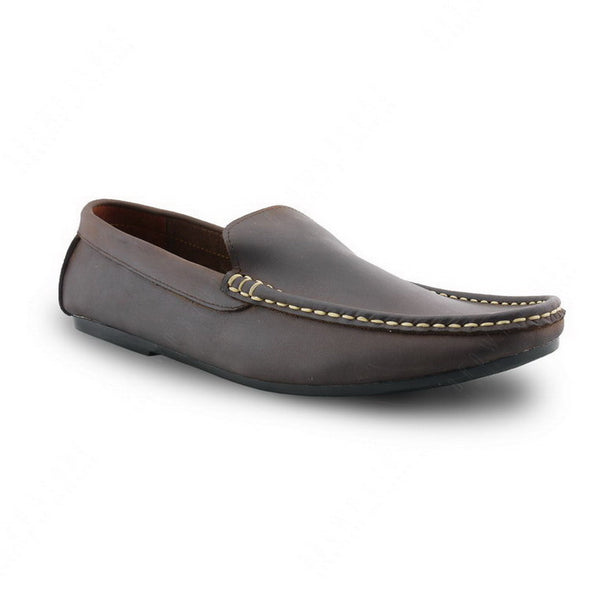 Casualist Leather Loafer Dark Natural Nubuck - Assembly Artisans Co.,Ltd.