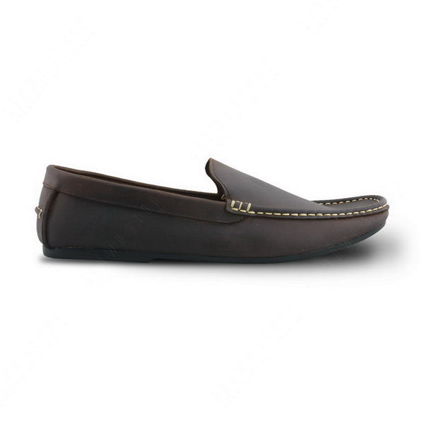Casualist Leather Loafer Dark Natural Nubuck - Assembly Artisans Co.,Ltd.