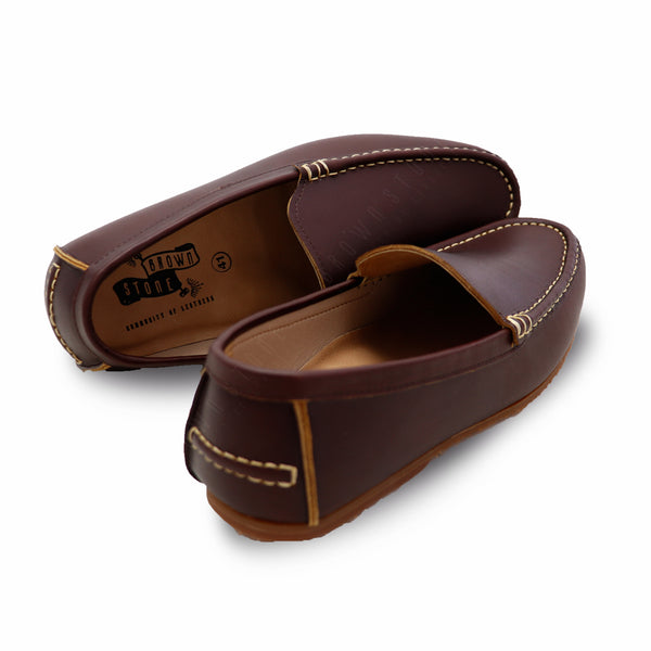 Casualist Leather Loafer : The Normal Oil Brandy Brown - Assembly Artisans Co.,Ltd.