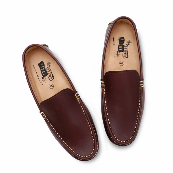 Casualist Leather Loafer : The Normal Oil Brandy Brown - Assembly Artisans Co.,Ltd.
