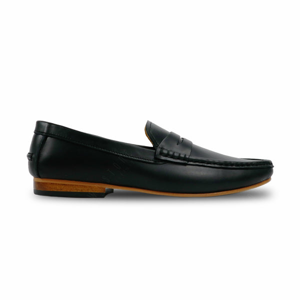 Penny Leather Loafer Onyx Black - Assembly Artisans Co.,Ltd.
