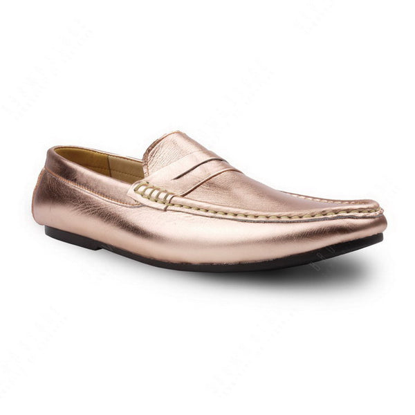 Penny Leather Loafer Rose Gold - Assembly Artisans Co.,Ltd.