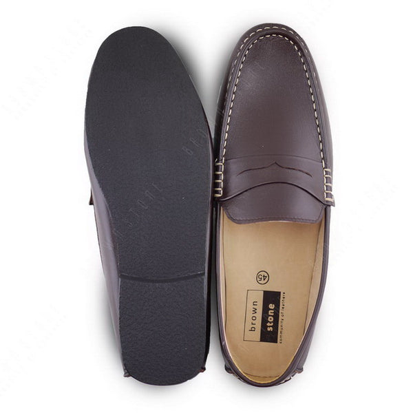 Penny Leather Loafer Soft Dark Brown - Assembly Artisans Co.,Ltd.