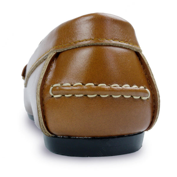 Suede Flip Leather Loafer Pure Beige - Assembly Artisans Co.,Ltd.