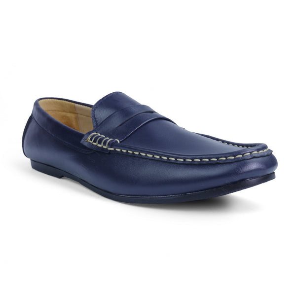 Penny Leather Loafer Soft Navy - Assembly Artisans Co.,Ltd.