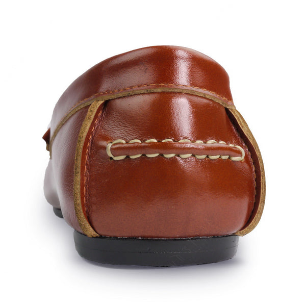 Suede Flip Leather Loafer Classic Light Brown - Assembly Artisans Co.,Ltd.