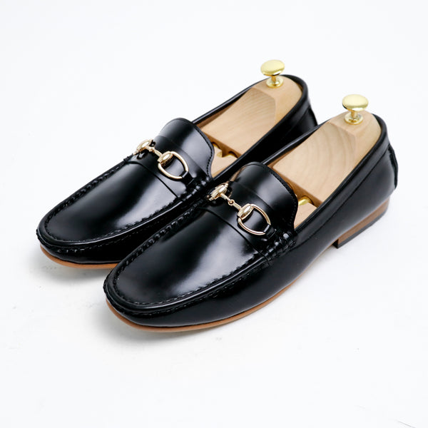 Horsebit Classy Loafer European Brush Off Black Patent