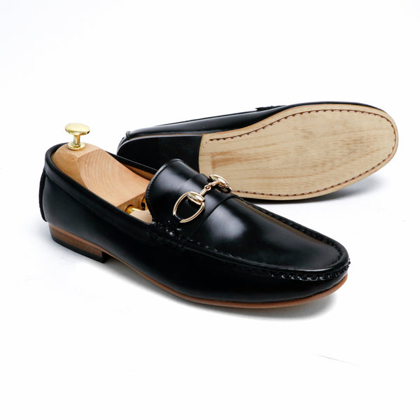 Horsebit Classy Loafer European Brush Off Black Patent