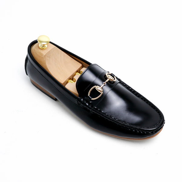 Horsebit Classy Loafer European Brush Off Black Patent