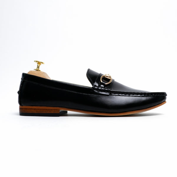Horsebit Classy Loafer European Brush Off Black Patent
