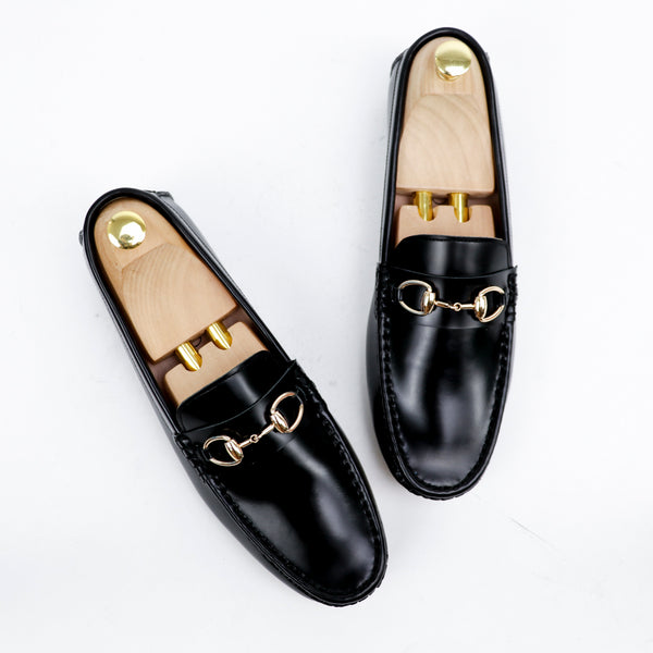 Horsebit Classy Loafer European Brush Off Black Patent
