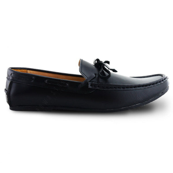 Casualist Lace Leather Loafer Soft Black - Assembly Artisans Co.,Ltd.
