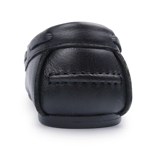 Casualist Lace Leather Loafer Wrinkle Soft Black - Assembly Artisans Co.,Ltd.