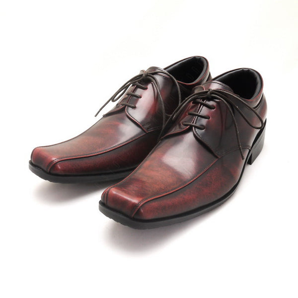 City Oxford Flat Lace European Brush Off Burgundy - Assembly Artisans Co.,Ltd.