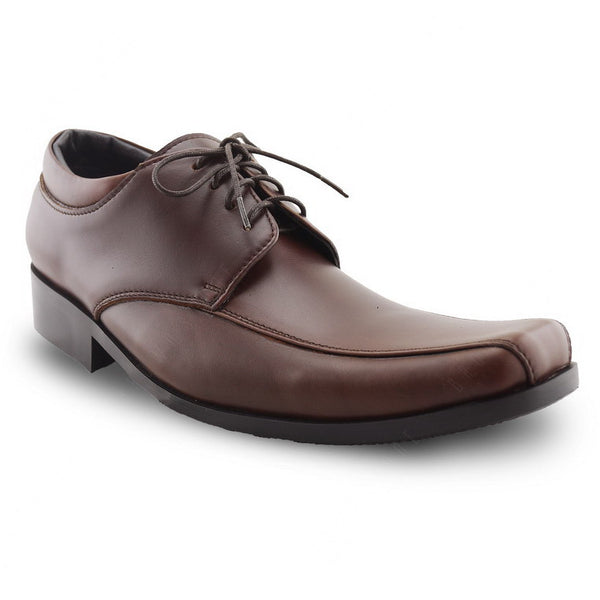 City Oxford Flat Lace Classy Oil Tanned Brandy Brown - Assembly Artisans Co.,Ltd.