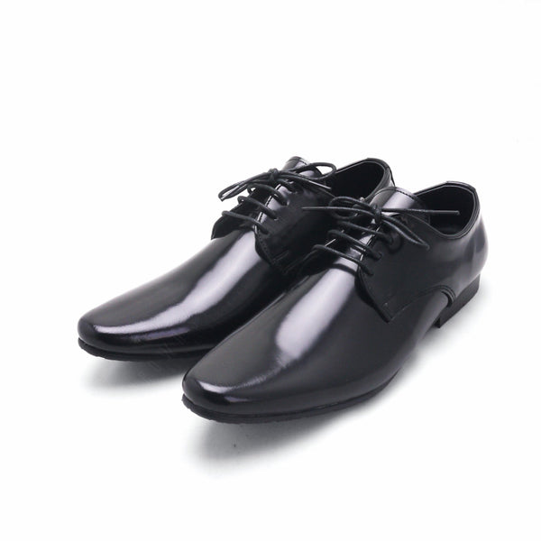 Leather Shoes Derby European Brush Off Black Patent - Assembly Artisans Co.,Ltd.