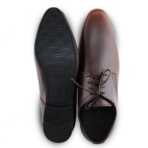 Leather Shoes Clever Classy Oil Tanned Brandy Brown - Assembly Artisans Co.,Ltd.