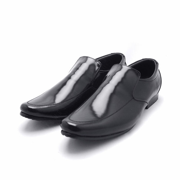 Leather Shoes City Oxford Formalist European Brush Off Black Patent - Assembly Artisans Co.,Ltd.