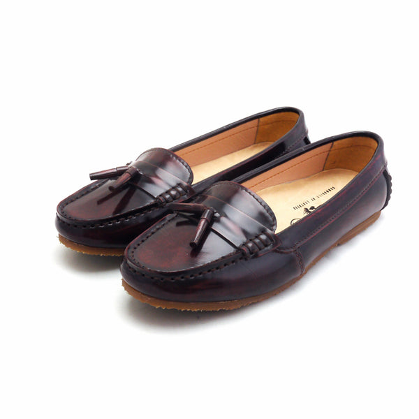 Comfy Tassel Moccasin European Bruh off Burgundy - Assembly Artisans Co.,Ltd.
