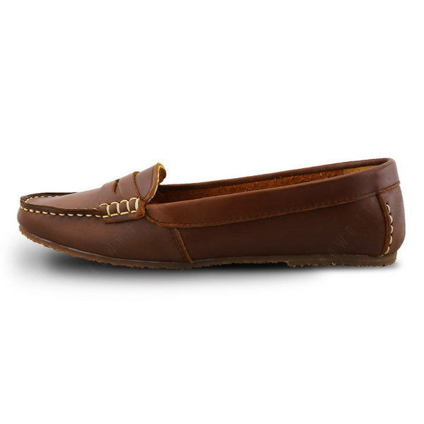 Penny Moccasin Classy Oil Tanned Toffee Tan - Assembly Artisans Co.,Ltd.