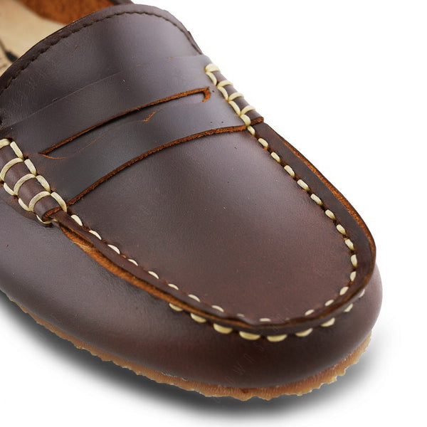 Penny Mocasin Classy Oil Tanned Brandy Brown - Assembly Artisans Co.,Ltd.