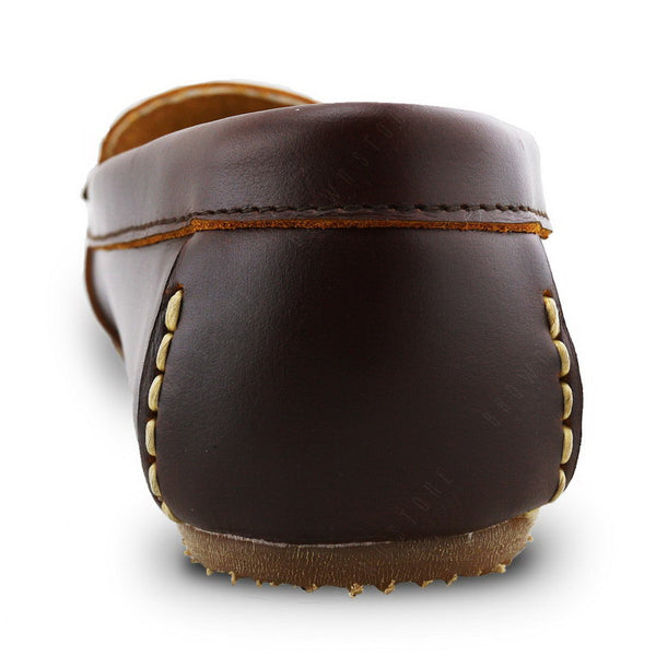 Penny Mocasin Classy Oil Tanned Brandy Brown - Assembly Artisans Co.,Ltd.