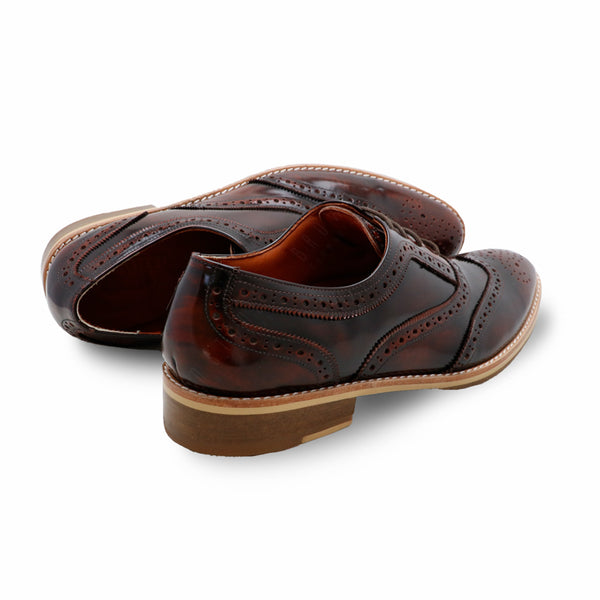 MR.FERGUSON FULL BROGUE European Brush Off Burgundy - Assembly Artisans Co.,Ltd.