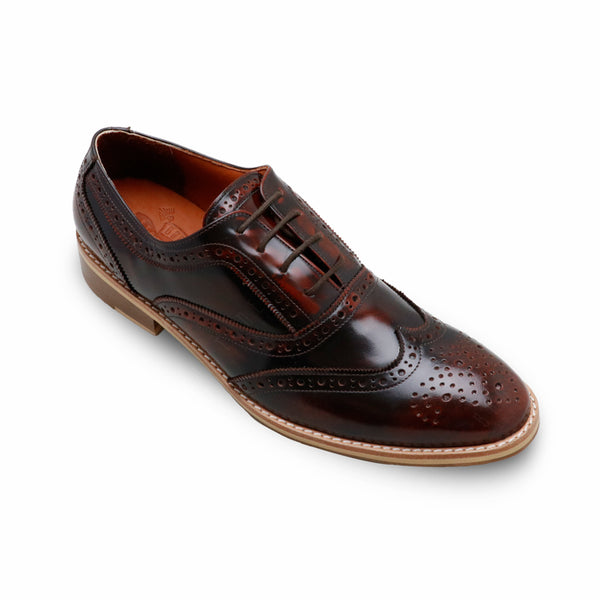 MR.FERGUSON FULL BROGUE European Brush Off Burgundy - Assembly Artisans Co.,Ltd.