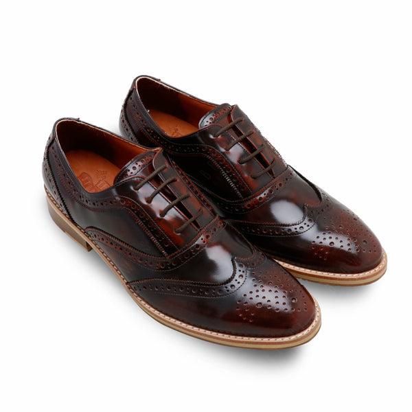 MR.FERGUSON FULL BROGUE European Brush Off Burgundy - Assembly Artisans Co.,Ltd.
