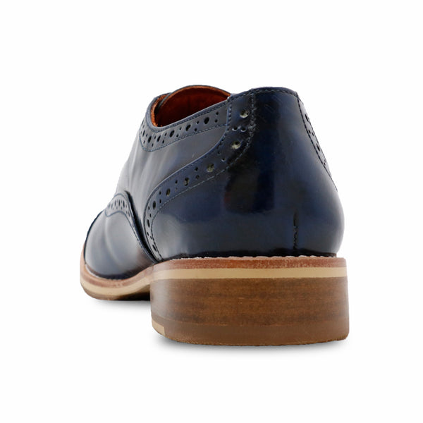 MR.FERGUSON SEMI-BROGUE European Brush Off Bezel Blue - Assembly Artisans Co.,Ltd.