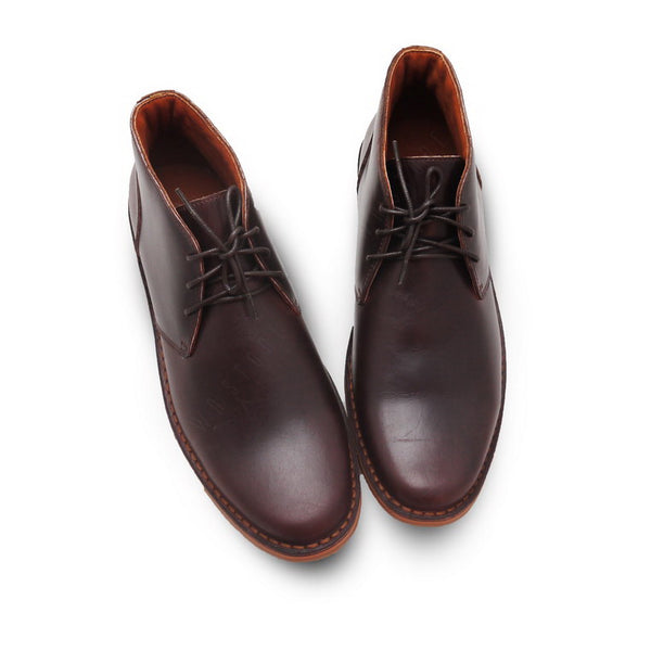 The Carpentry Ankle Boot Oil Leather Brandy Brown - Assembly Artisans Co.,Ltd.