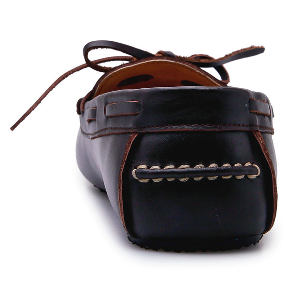 Casualist Lace Leather Loafer Soft Dark Brown - Assembly Artisans Co.,Ltd.