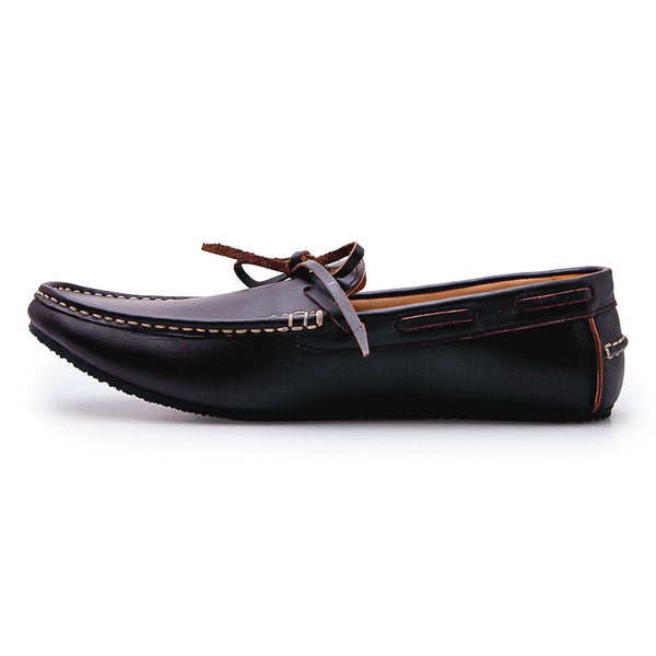 Casualist Lace Leather Loafer Soft Dark Brown - Assembly Artisans Co.,Ltd.