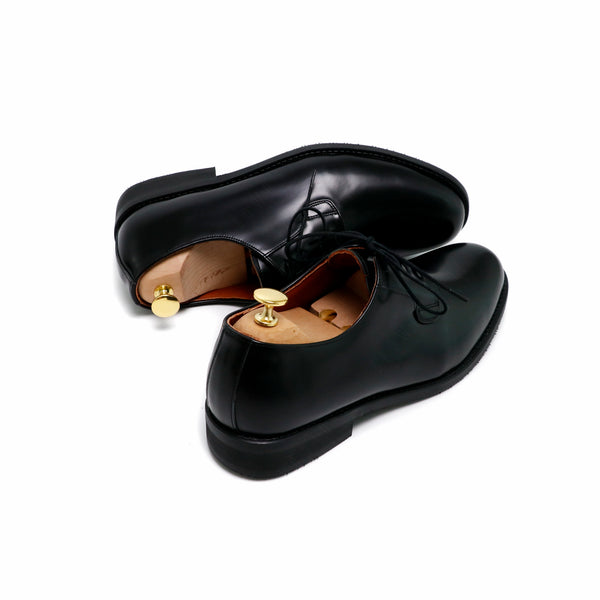 THE RULER PLAIN TOE BLUCHER MATTE BLACK - Assembly Artisans Co.,Ltd.