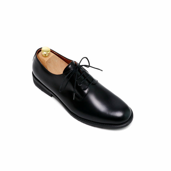 THE RULER PLAIN TOE BLUCHER MATTE BLACK - Assembly Artisans Co.,Ltd.