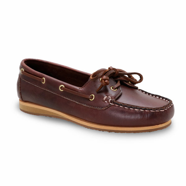 The Sailor's Boat Shoes - Oil Leather Brandy Brown - Assembly Artisans Co.,Ltd.