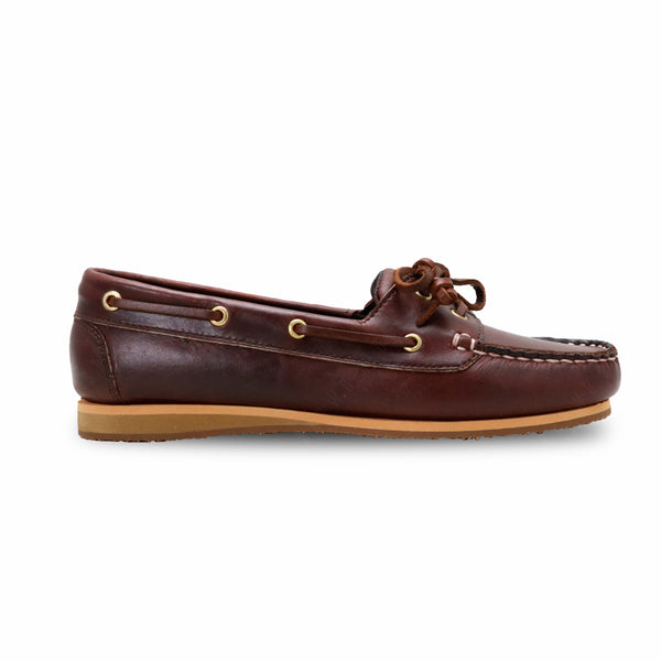 The Sailor's Boat Shoes - Oil Leather Brandy Brown - Assembly Artisans Co.,Ltd.