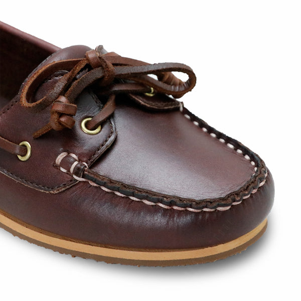 The Sailor's Boat Shoes - Oil Leather Brandy Brown - Assembly Artisans Co.,Ltd.
