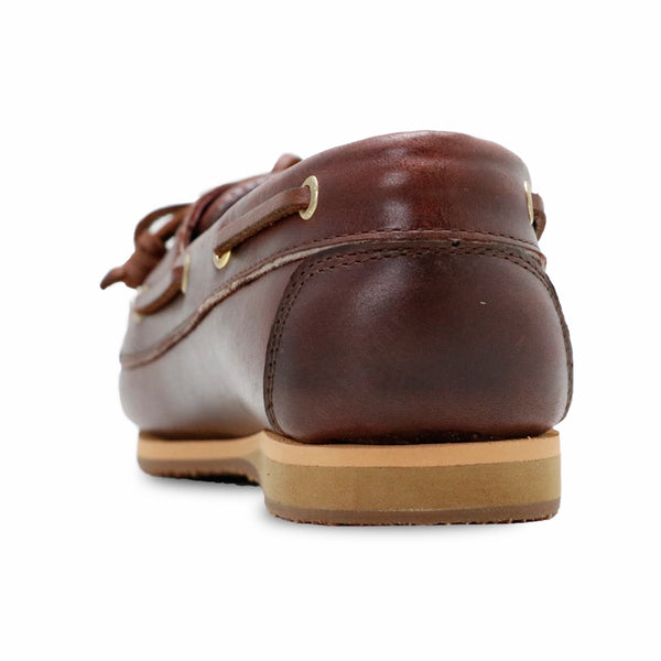 The Sailor's Boat Shoes - Oil Leather Brandy Brown - Assembly Artisans Co.,Ltd.