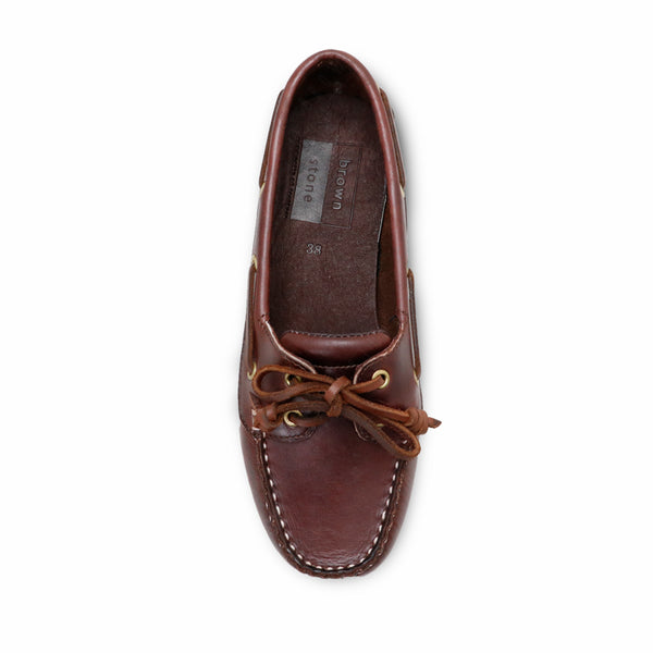 The Sailor's Boat Shoes - Oil Leather Brandy Brown - Assembly Artisans Co.,Ltd.