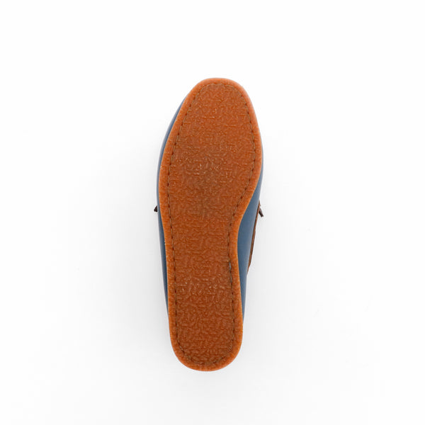 The Punter's Boat Shoes - Navy and Beige - Assembly Artisans Co.,Ltd.