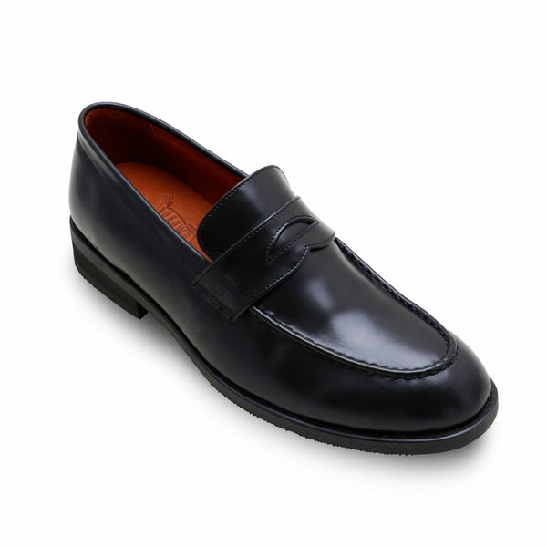 PENNY LOAFERS MOC TOE MATTE BLACK - Assembly Artisans Co.,Ltd.